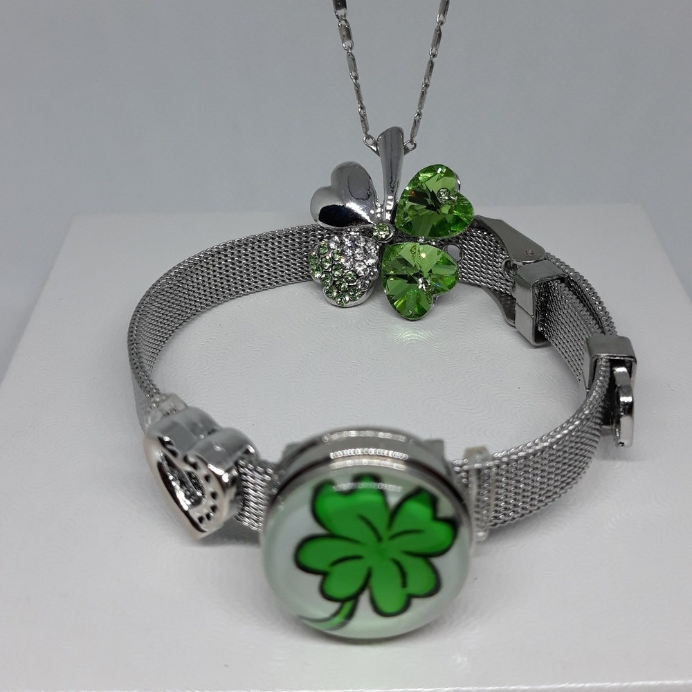 St Patrick's Day Necklace Set
